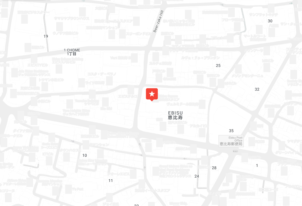 Tokyo office map